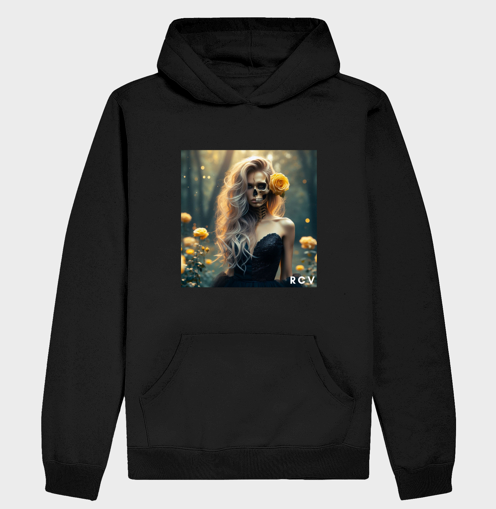 Camiseta RCV Rosa Caveira Feitiço