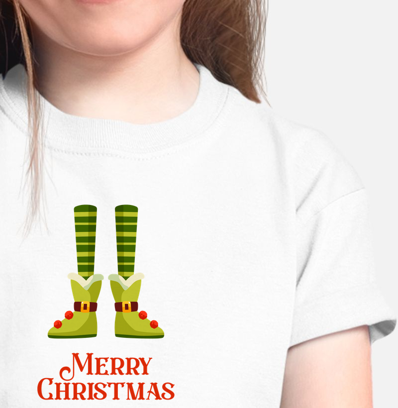 Camiseta Infantil Merry Christmas Elf