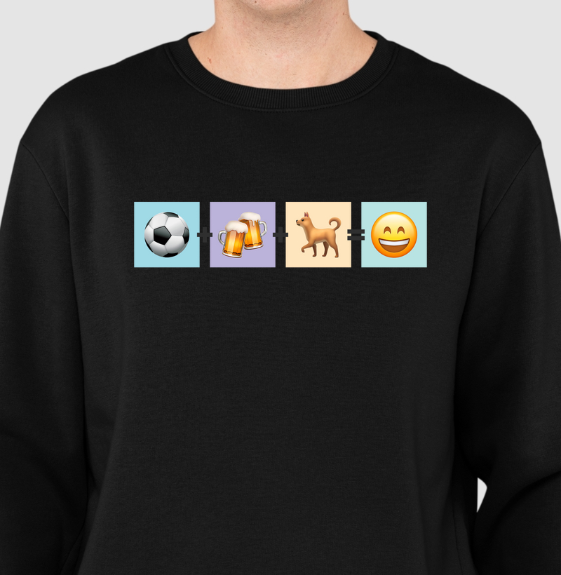 Suéter moletom - O Segredo da Felicidade