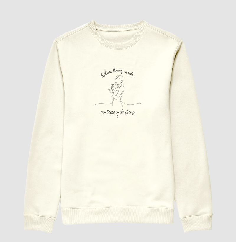 Florescendo no Tempo de Deus – Line Art Feminina