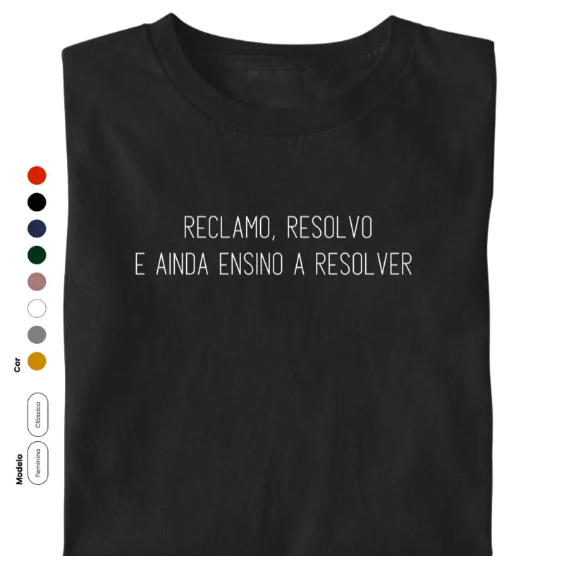 RECLAMO, RESOLVO E AINDA ENSINO A RESOLVER