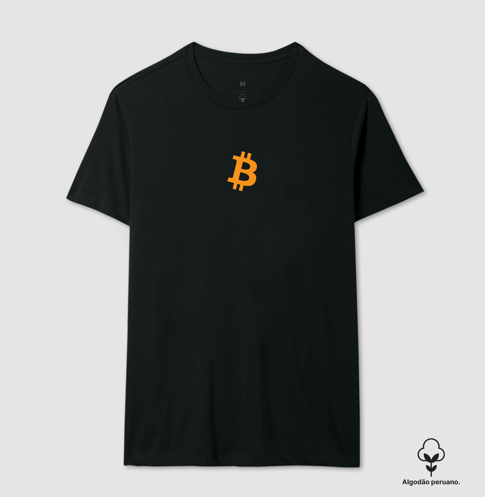 Camiseta Premium Logo Bitcoin