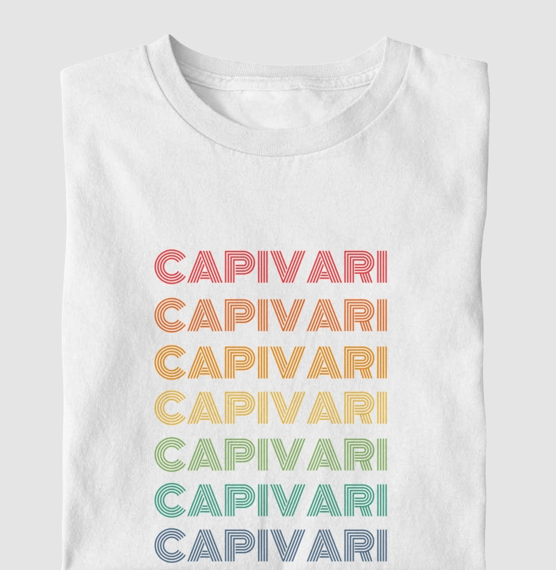 Capivari Letreiro Retrô