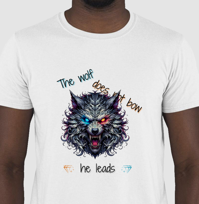 Camiseta Lobo rugindo