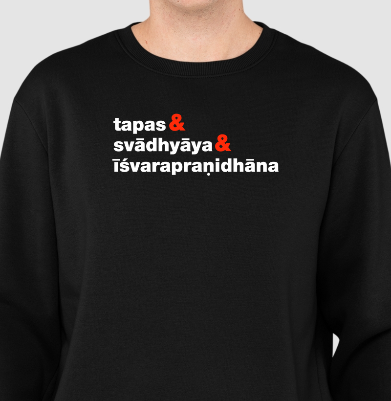 Tapas & Svadhyaya & Isvarapranidhana (suéter)