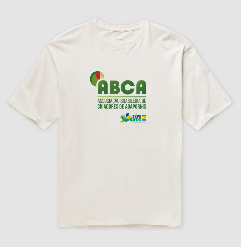 Camiseta Oversized - ABCA - Edição Comemorativa Expo Aves 2025
