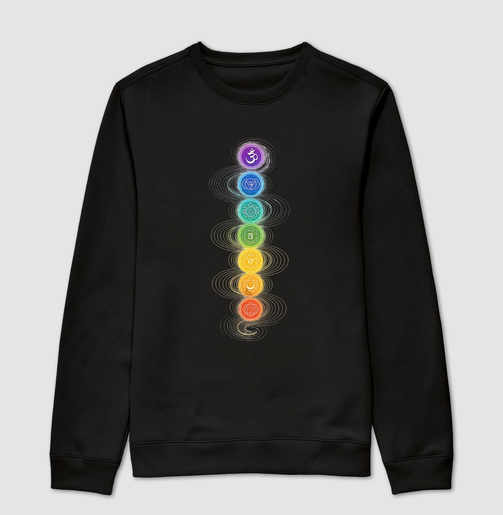 OS 7 CHAKRAS EM ESPIRAL