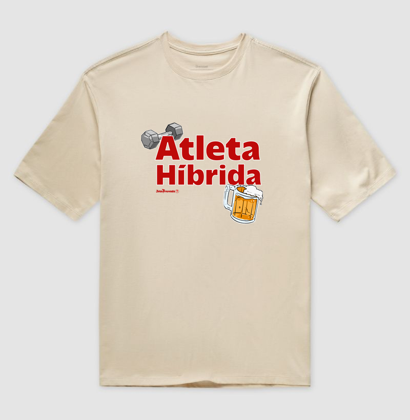 Camiseta Oversized Atleta Híbrida 