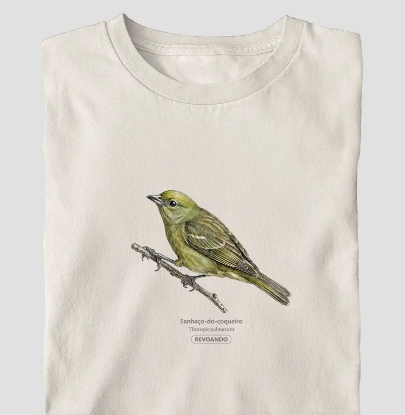 Traços Alados - Sanhaço-do-coqueiro - Oversized