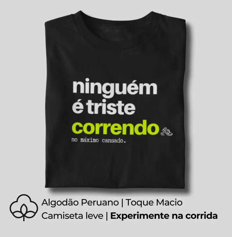 Camiseta Ninguém - Algodão Peruano