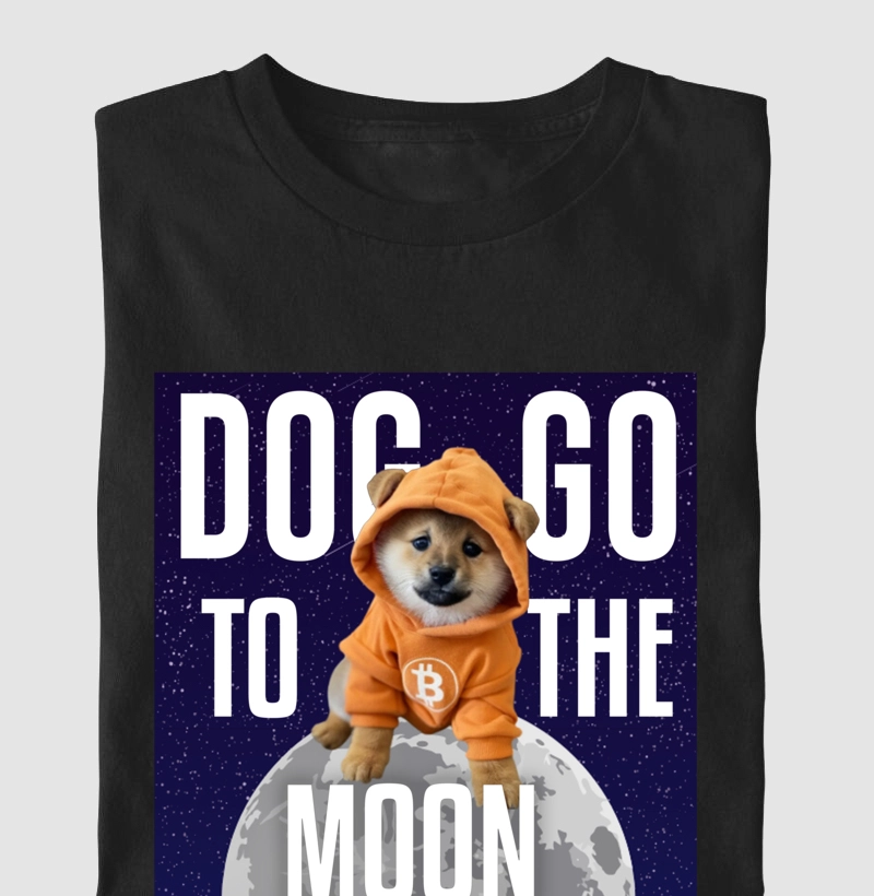 Camiseta DOG GO TO THE MOON