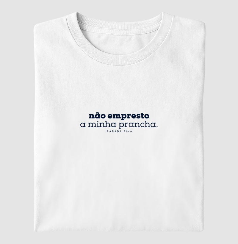 Não empresto a minha prancha