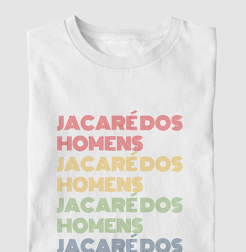 Jacaré dos Homens Letreiro Retrô
