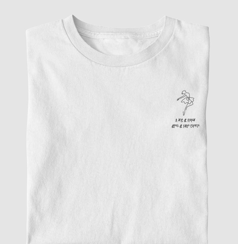 Ballet Infantil A arte de flutuar depois de tanto esforço