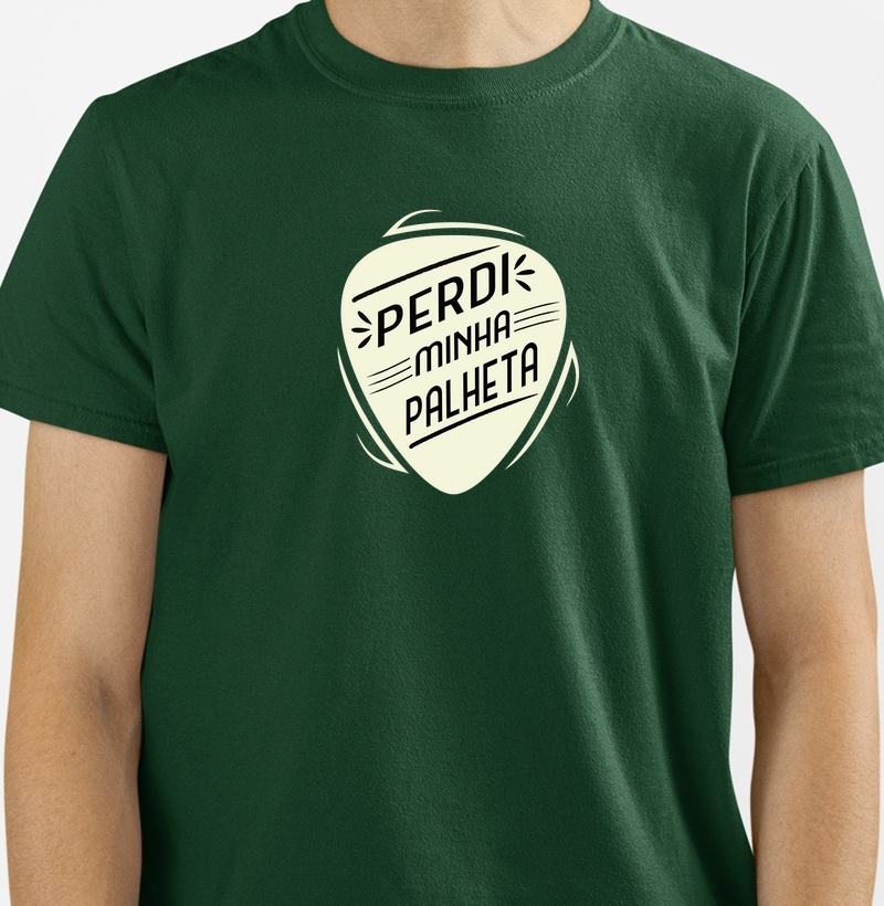 Camisa "Perdi minha Palheta" - Palheta