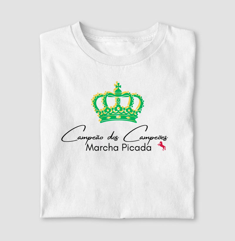 CAMISA CAMPEÃO DOS CAMPEÕES DE MARCHA PICADA