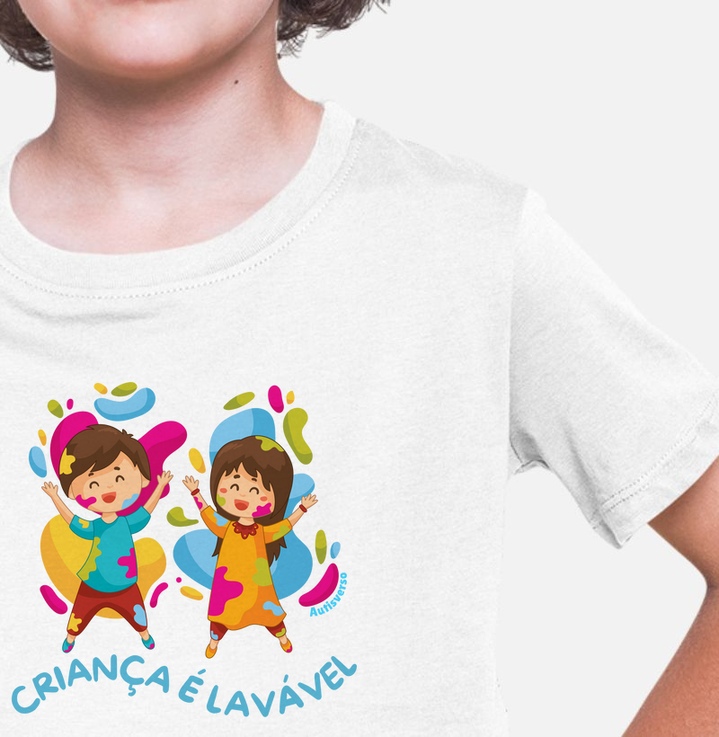 Criança é lavável