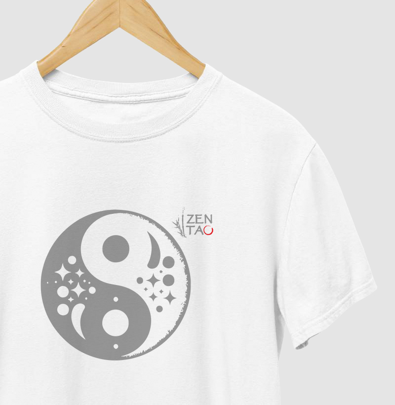 Yin-Yang: stoned logo – cor cinza