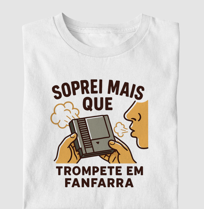 Camiseta Soprei mais que trompete