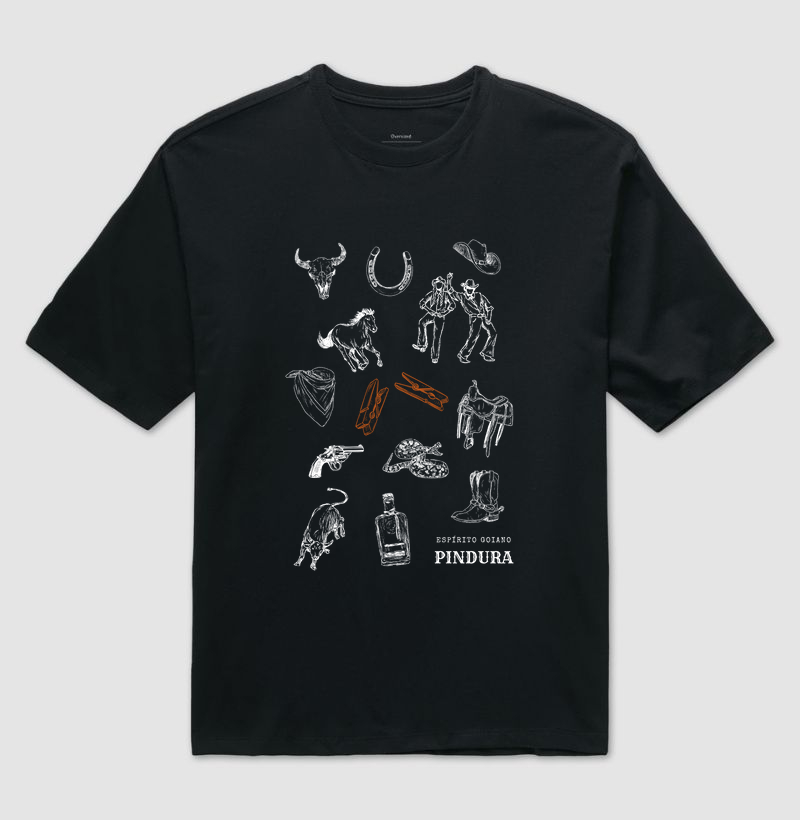 Camiseta Oversized Espírito Caipira