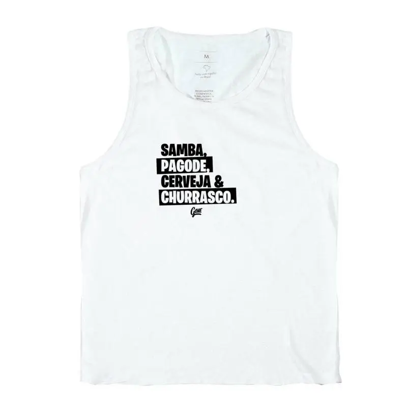Camisa Samba Pagode Cerveja e Churrasco