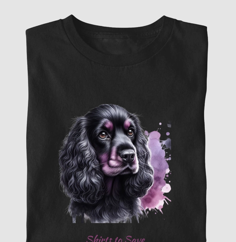 Camiseta Cocker Preto