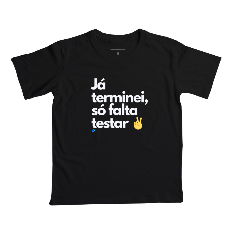 Já terminei, só falta testar