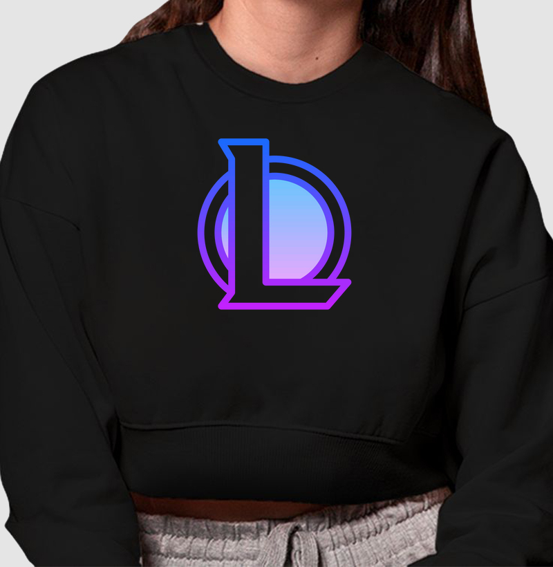 Cropped Moletom Logo LOL