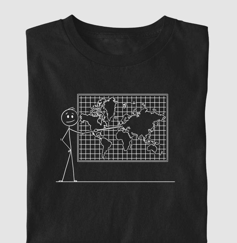 Mapa Mundi sendo explicado (EDU)