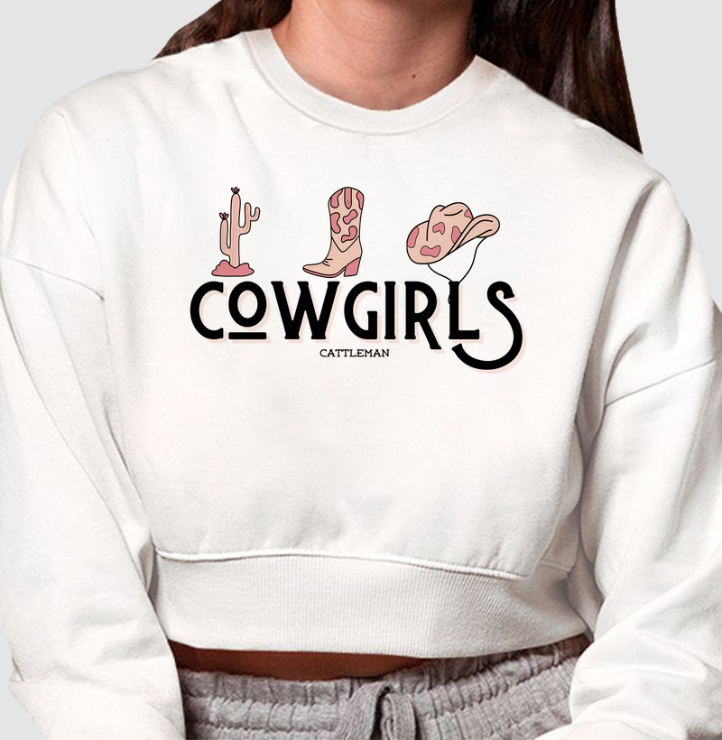 Blusa cropped cowgirls