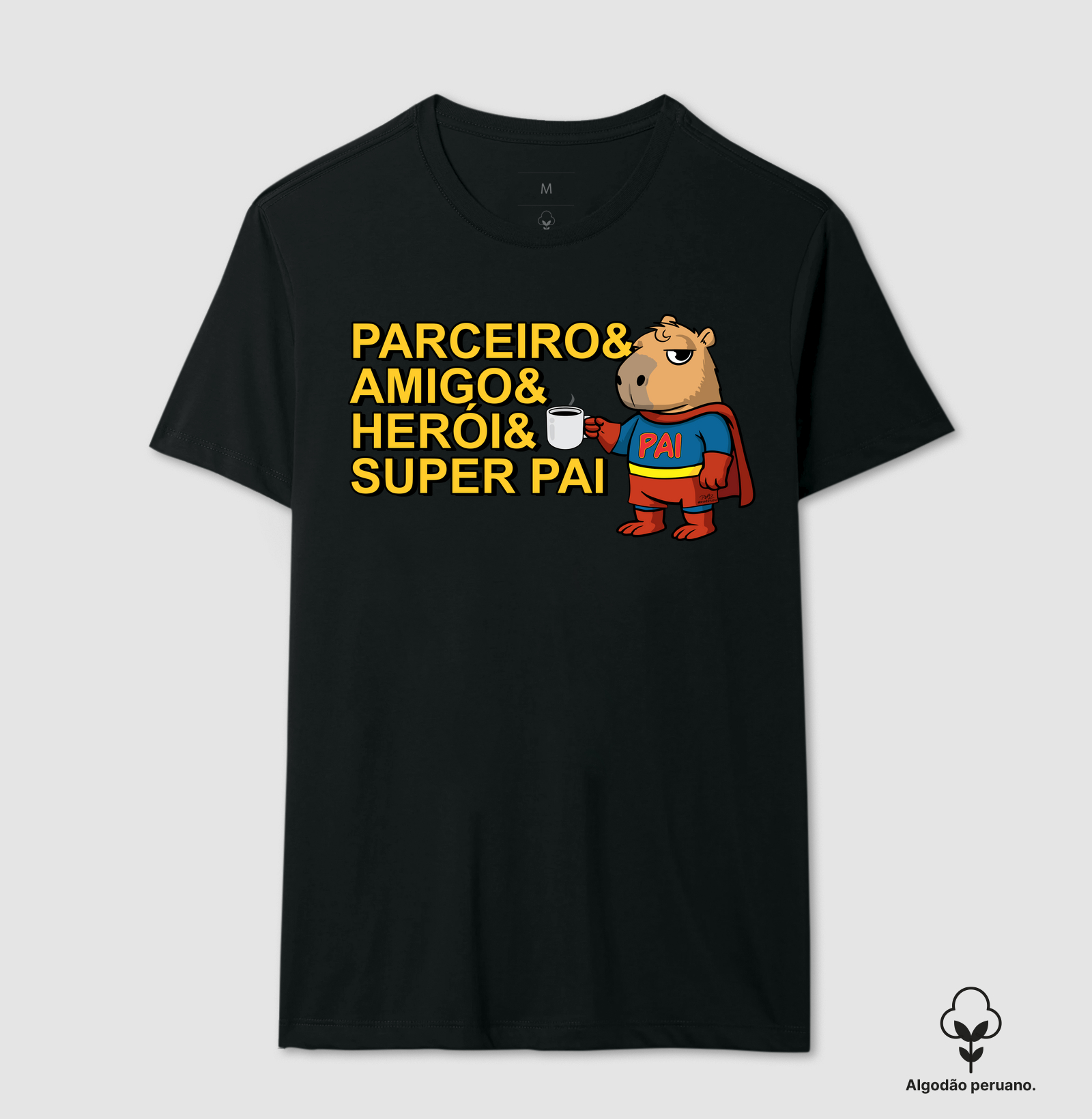 Camiseta Capivara Pai Super