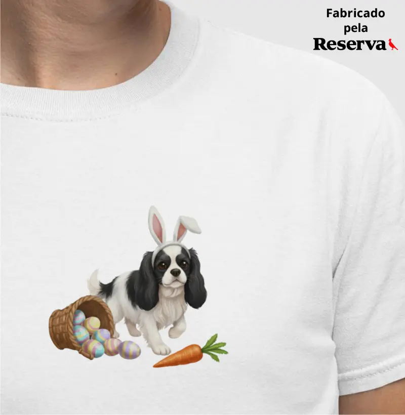 Cavalier King Preto - Páscoa