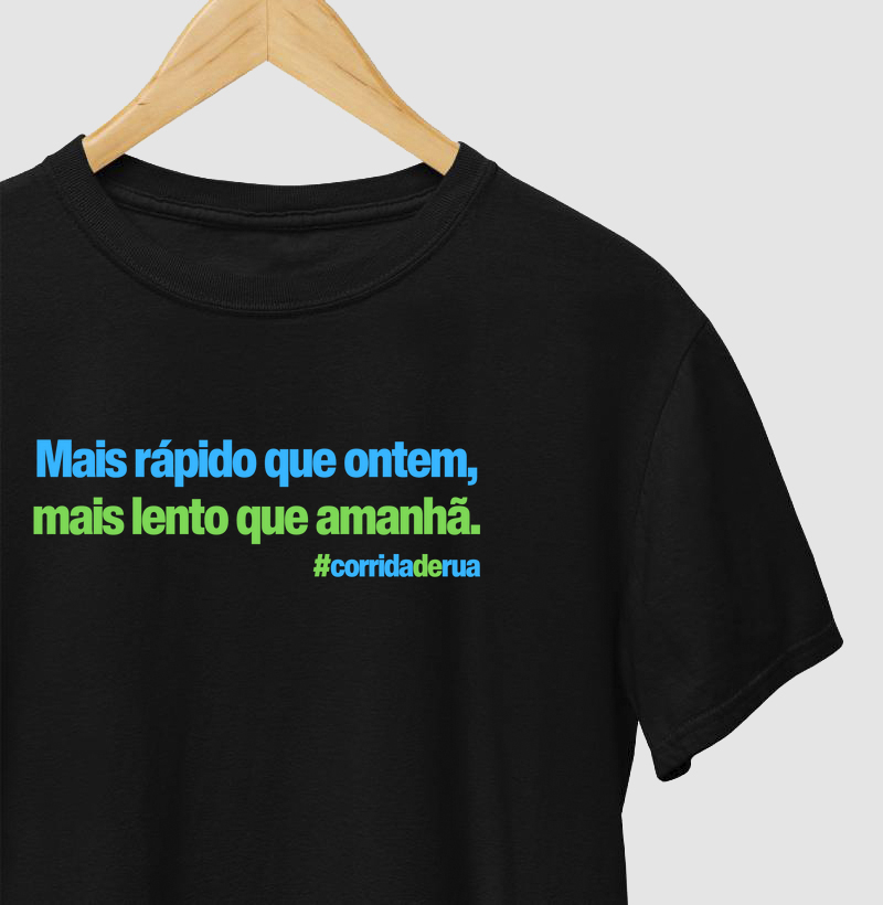 Mais rápido que ontem, mais lento que amanhã.