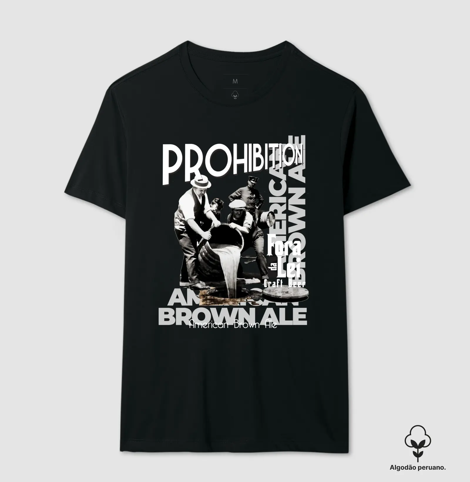 Camiseta Prohibition Algodão Peruano