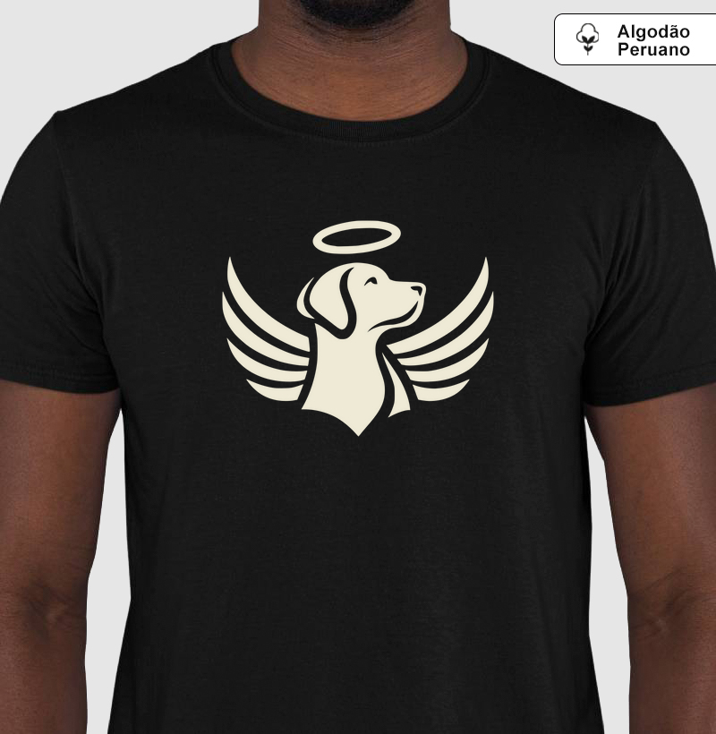 Camiseta Algodão Peruano Angel