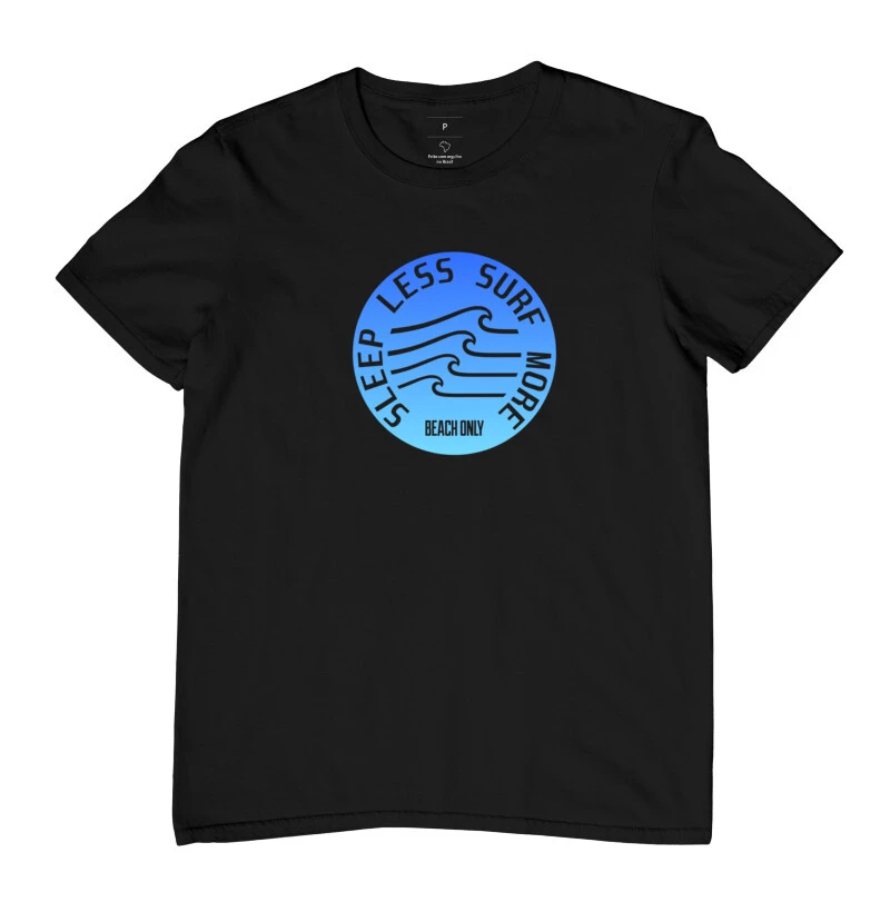 Camiseta Surf More II - Preta