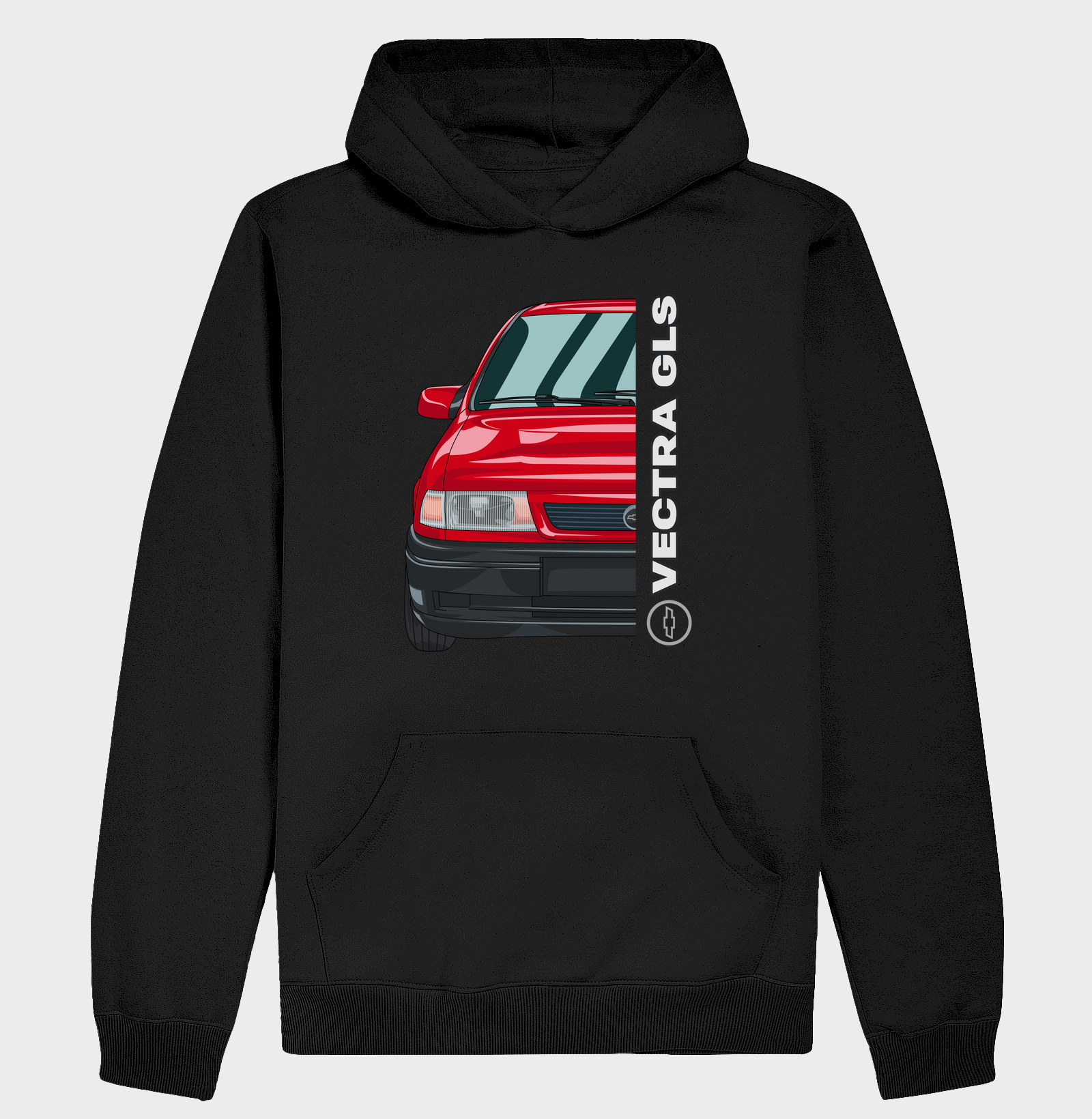 Vectra GLS Vermelho Bach Perfil