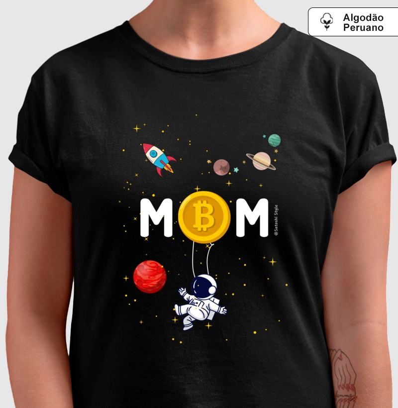 Camiseta Premium Mom in galaxy