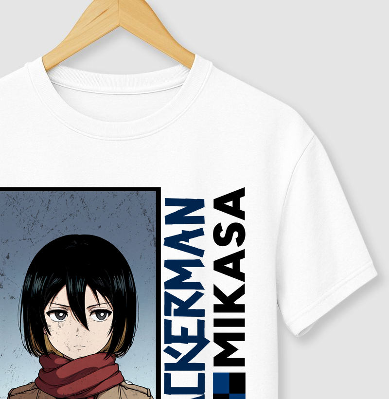 Camiseta Mikasa – Força Silenciosa 