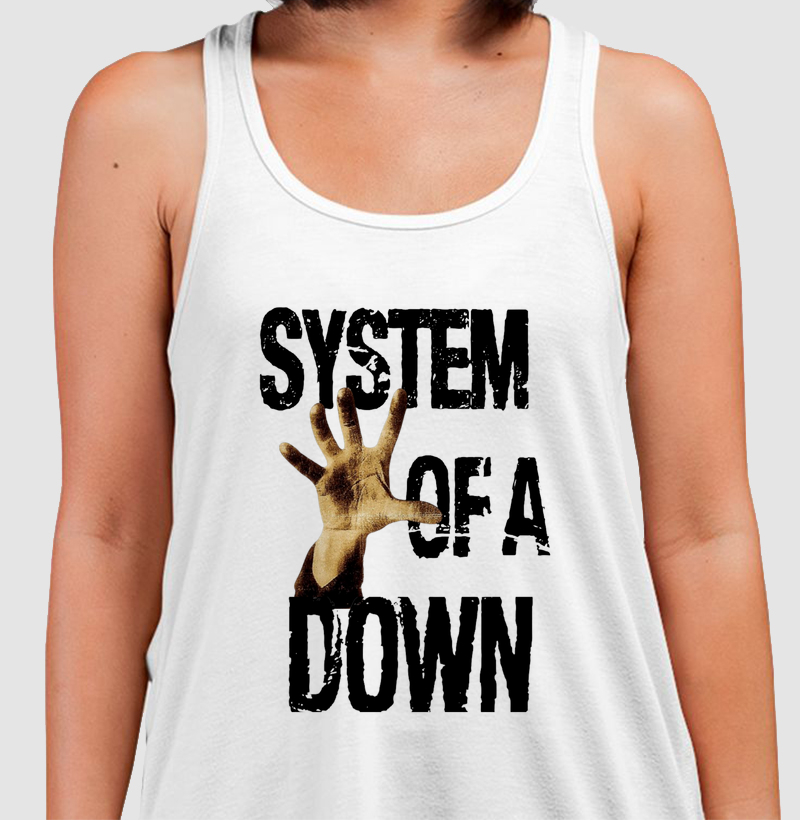 System Of a  Down - Full Hand (White)