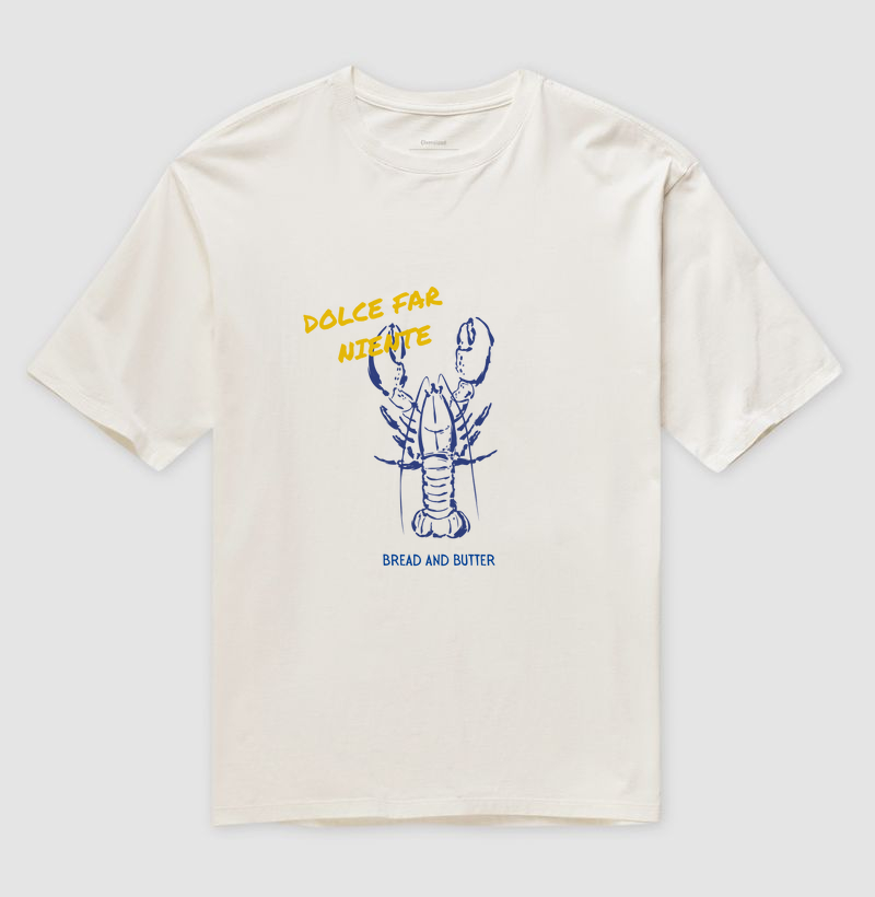 Camiseta Oversized Aragosta