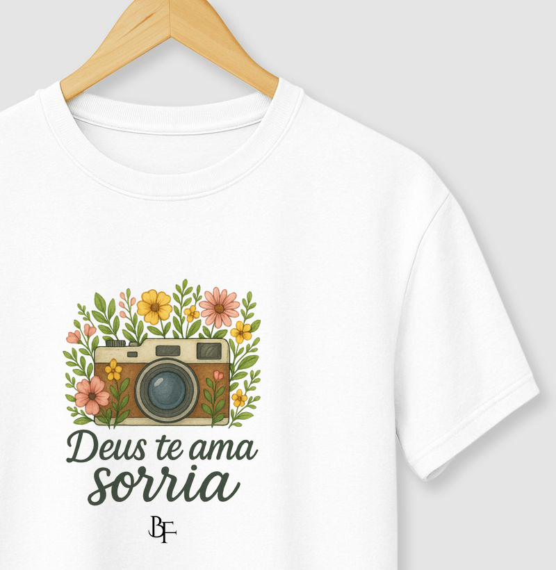 Deus te ama sorria