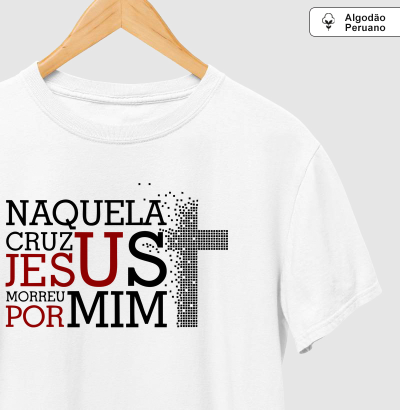 Camiseta Algodão Peruano Naquela Cruz