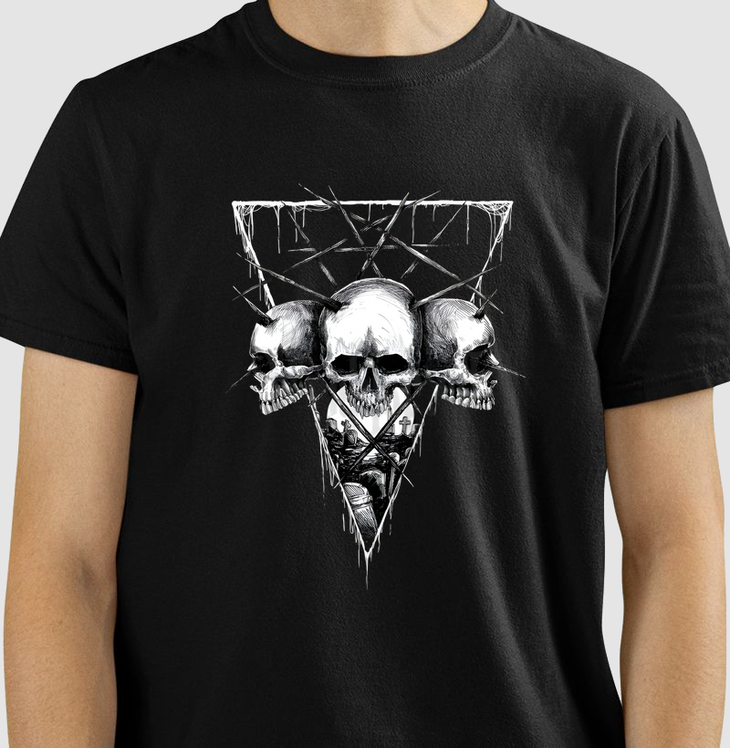Camiseta Love Skull