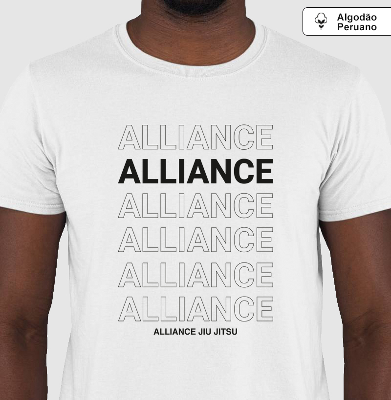 Camiseta Alliance eu sou I Branco