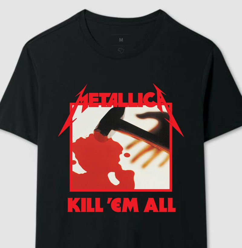 Camiseta Metallica - Kill 'Em All