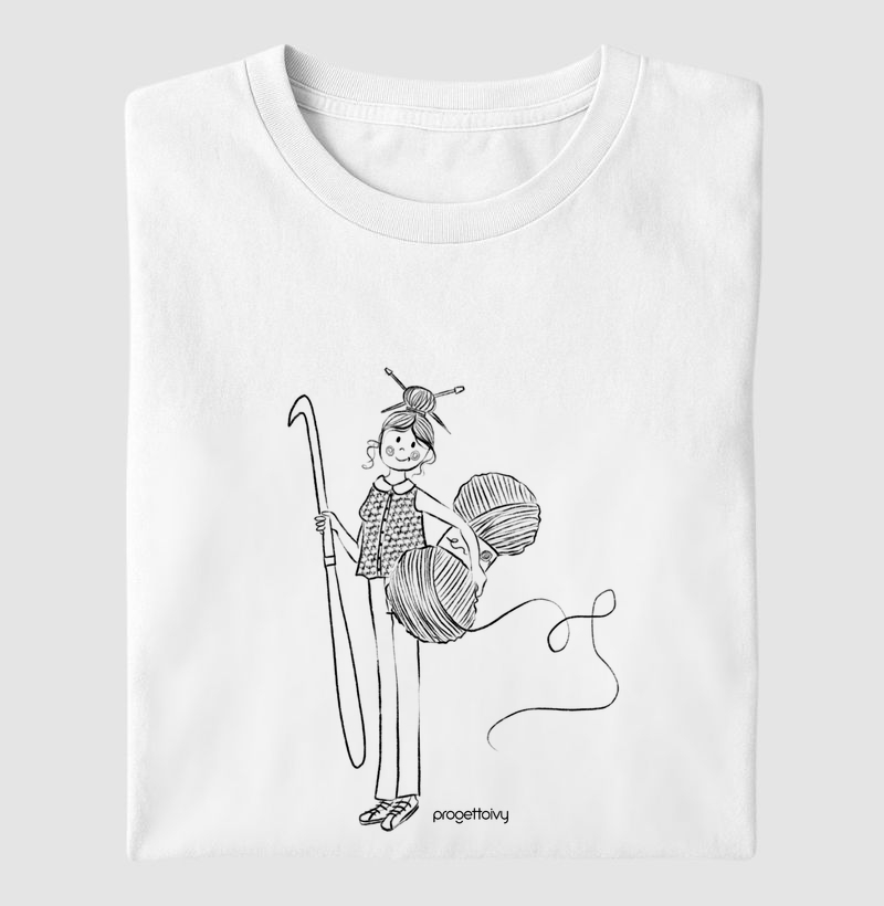 T shirt crochê girl