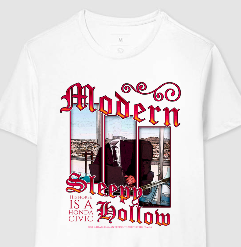 Camiseta Coruja 🏙️"Homem sem cabeça"