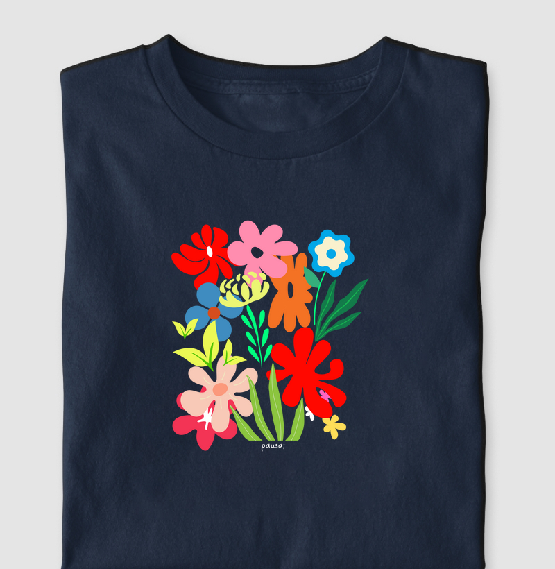 Flores em quadro