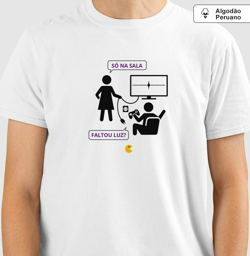 Faltou luz só na sala 